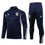 2023 Italy Navy Soccer Training Suit Mens