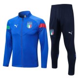 2022 Italy Blue II Soccer Training Suit Jacket + Pants Mens