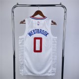 (WESTBROOK - 0) 23/24 Los Angeles Clippers White Swingman Jersey - Association Edition Mens