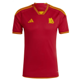 23/24 Roma Home Soccer Jersey Mens