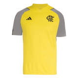 24/25 Flamengo Yellow Soccer Training Jersey Mens