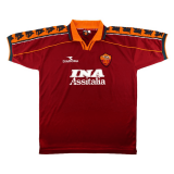 (Retro) 1998/1999 Roma Home Soccer Jersey Mens
