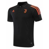 2020-21 Juventus UCL Black Man Soccer Polo Jersey