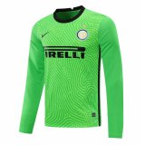 2020-21 Inter Milan Goalkeeper Green Long Sleeve Man Soccer Jersey