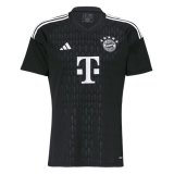 23/24 Bayern Munich Goalkeeper Black Soccer Jersey Mens