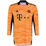 21/22 Bayern Munich Goalkeeper Long Sleeve Mens Soccer Jersey