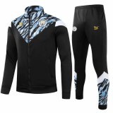21/22 Manchester City Black Soccer Training Suit (Jacket + Pants) Man