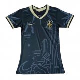 2022 Brazil Special Edition Black Soccer Jersey Womens