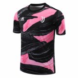 20/21 Juventus UCL Black - Pink Men Soccer Traning Jersey
