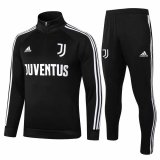 2020-21 Juventus Black Man Soccer Training Tracksuit Half Zip