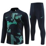 23/24 Barcelona Royal - Green Soccer Training Suit Mens