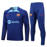 22/23 Barcelona Blue Soccer Training Suit Mens