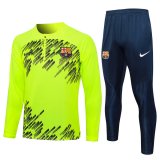 23/24 Barcelona Yellow Soccer Training Suit Mens
