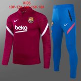 21/22 Barcelona Red Soccer Training Suit Kids
