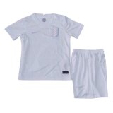 2022 England Home Kids Soccer Kit Jersey + Short