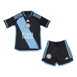 23/24 Leicester City Away Soccer Jersey + Shorts Kids
