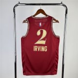 (IRVING - 2) 23/24 Cleveland Cavaliers Wine Swingman Jersey - City Edition Mens