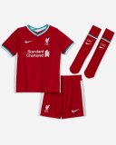 20/21 Liverpool Home Red Kids Soccer Whole Kit (Jersey + Short + Socks)