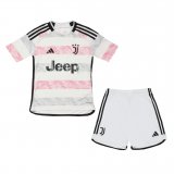 23/24 Juventus Away Soccer Jersey + Shorts Kids