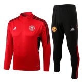 22/23 Manchester United Red Soccer Training Suit Mens