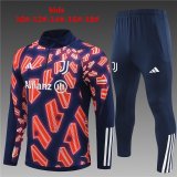 23/24 Juventus Royal - Red Soccer Training Suit Kids