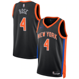 (Derrick Rose #4) 22/23 New York Knicks Black Swingman Jersey - City Mens