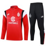 23/24 AC Milan Red Soccer Training Suit Mens