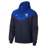 2022 France Navy All Weather Windrunner Soccer Jacket Mens