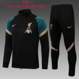 21/22 Liverpool Black GG Soccer Training Suit Jacket + Pants Kids