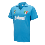 87/88 Napoli Home Blue Retro Man Soccer Jersey