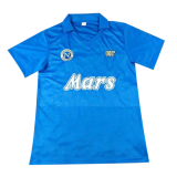 88/89 Napoli Home Blue Retro Man Soccer Jersey