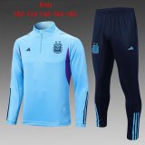2022 Argentina Blue Soccer Training Suit Kids