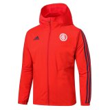 22/23 S. C. Internacional Hoodie Red All Weather Windrunner Soccer Jacket Mens