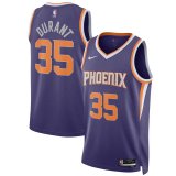 (DURANT - 35) 22/23 Phoenix Suns Purple Swingman Jersey Icon Edition Mens