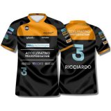 McLaren Daniel Ricciardo 2022 Black F1 Team T-Shirt Man