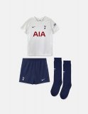 21/22 Tottenham Hotspur Home Kids Soccer Jersey+Short+Socks