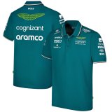 Aston Martin 2023 Green F1 Team Polo Shirt Man