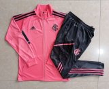 21/22 Internacional Pink Soccer Training Suit Jacket + Pants Mens