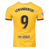 (Lewandowski #9 Player Version) 22/23 Barcelona Fourth Soccer Jersey Mens