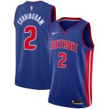 Detroit Pistons 2022 Blue NBA Draft First Round Pick Swingman Jersey Man Icon Edition