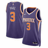 (Chris Paul #3) 22/23 Phoenix Suns Purple Swingman Jersey - Icon Mens