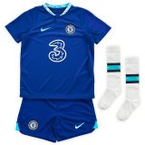 22-23 Chelsea Home Soccer Jersey + Shorts + Socks Kids