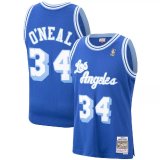 (O'NEAL #34) 1996-97 Los Angeles Lakers Royal Swingman Jersey - Mitchell & Ness Hardwood Classics Mens