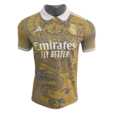 (Special Edition) 23/24 Real Madrid Gold Dragon Soccer Jersey Mens