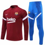 21/22 Barcelona Red Soccer Training Suit Man