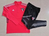 22/23 Sao Paulo FC Red Soccer Training Suit Mens