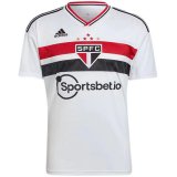 22/23 Sao Paulo Home White Soccer Jersey Mens
