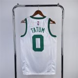 (TATUM - 0) 23/24 Boston Celtics White Swingman Jersey - Classic Edition Mens