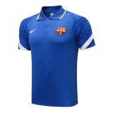 21/22 Barcelona Blue II Soccer Polo Jersey Mens