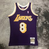 Los Angeles Lakers 1996-1997 Mitchell & Ness Purple Jersey Hardwood Classics Man (BRYANT #8)
